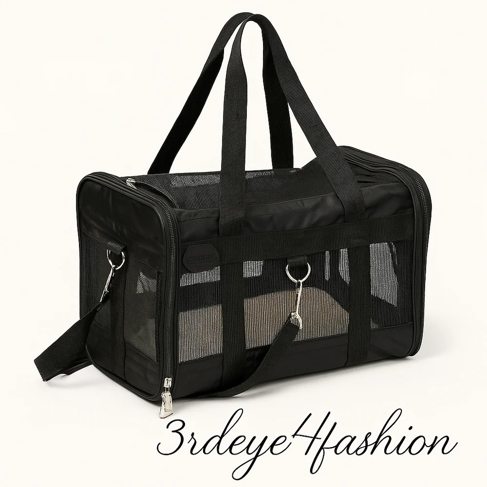 🐾✈️ Sherpa Original Deluxe Pet Carrier Large Black Jet-Set Ready & Pre-approved